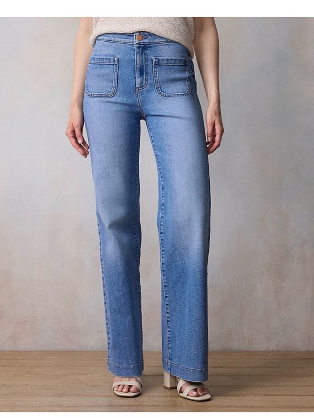 LC high rise wide leg jeans